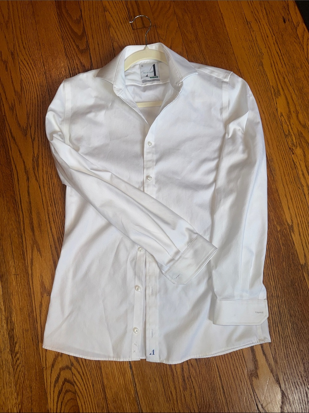 Avliso Boy’s White Dress Shirt. Slim Fit.